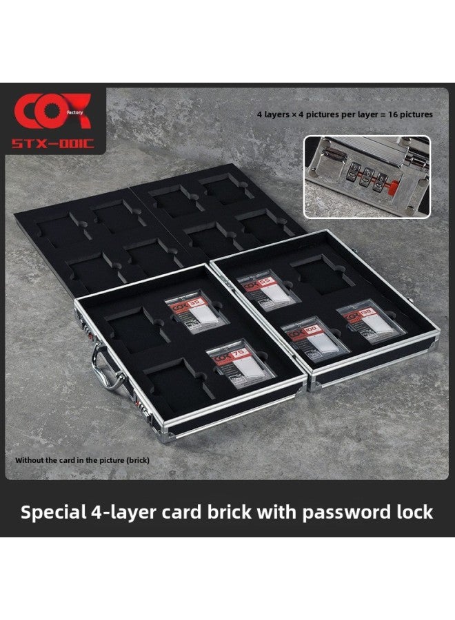 PSA rating card brick BGS with lock suitcase storage box treasure dream Star Card Magic Card Game King card brick box